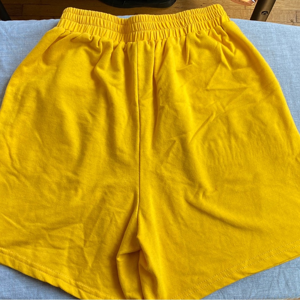 Yellow Shorts w/ butterfly